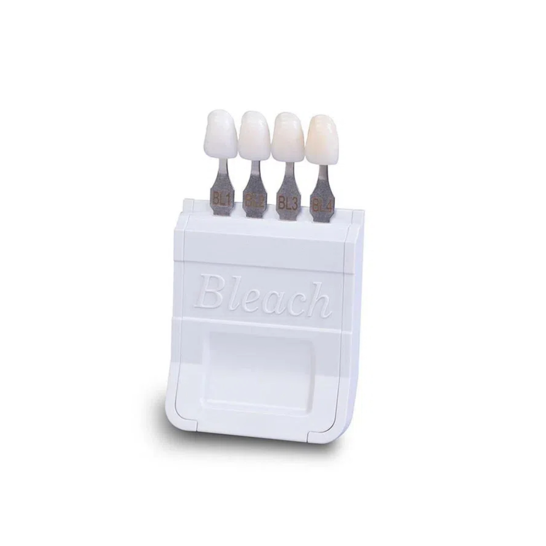 Teeth Whitening Shade Guide - 4 Farben Dental Bleached Shade Guide
