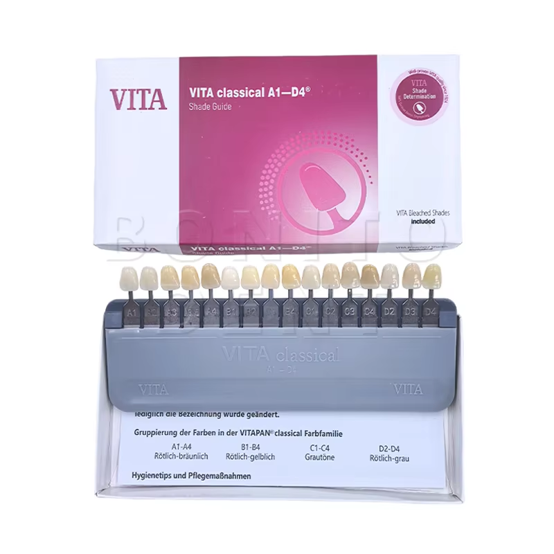 Teeth Whitening Shade Guide - VITA 16 Farben Dentaler Zahnfarbschlüssel Professionelles