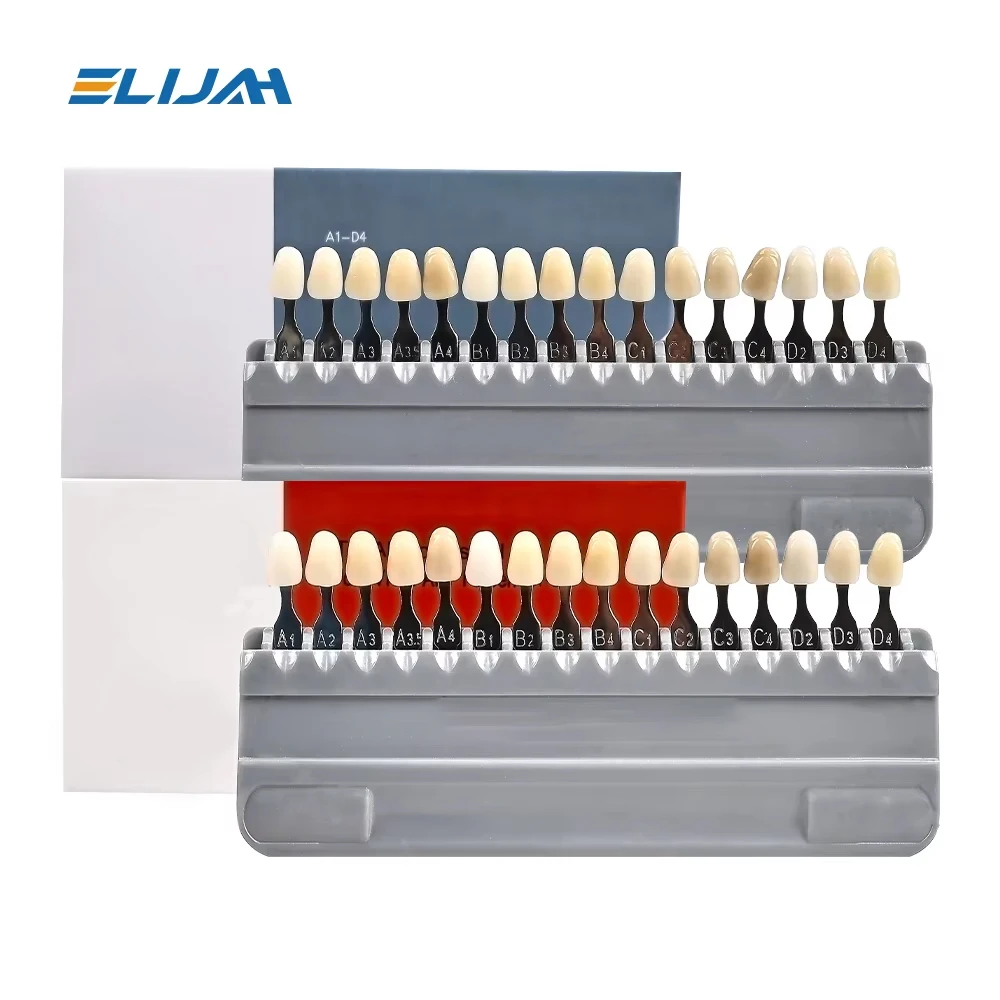 Teeth Whitening Shade Guide - ELIJAH Master Dental Bleach Shade Guide,