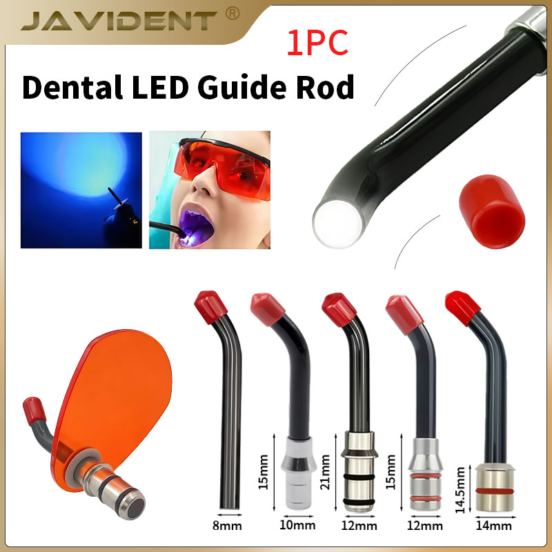Teeth Whitening Shade Guide - Dental LED-Polymerisationslampe Faserspitzen – Universelle optische