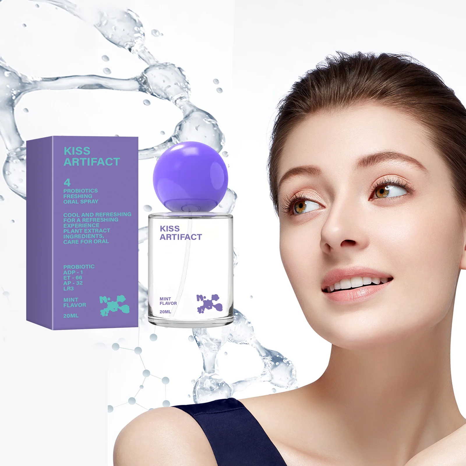 Colgate Whitening Teeth - 20ML Atem Lufterfrischer Spray Artefakt Weiblich