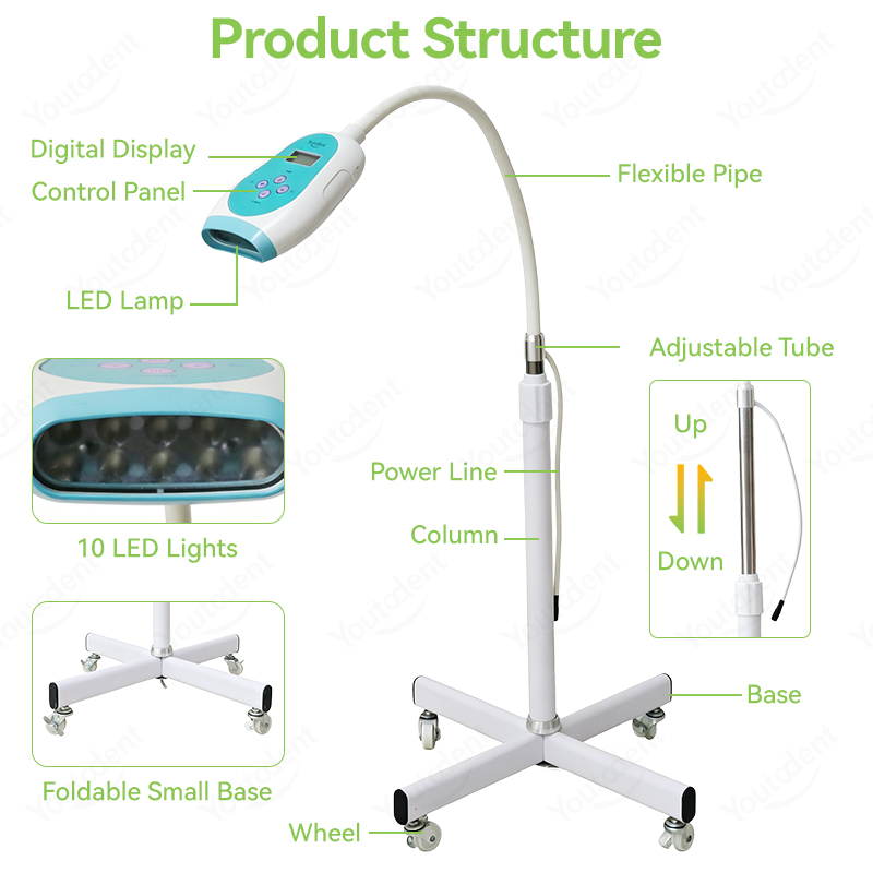50W Dental Touchscreen 3-Farbe – Teeth Whitening With Light Bewertung und Preis