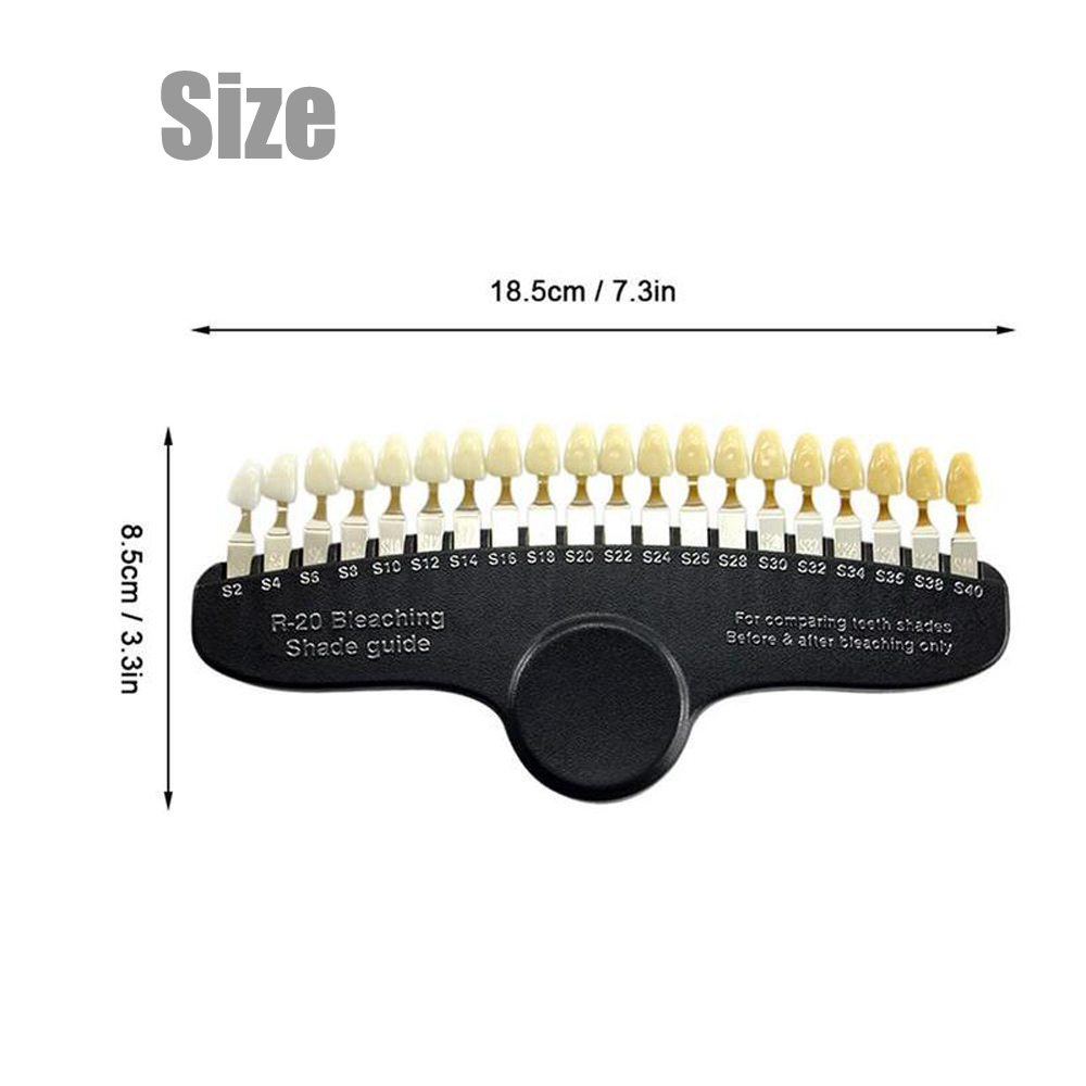Dental 3D-Farbskala mit Spiege – Teeth Whitening Shade Guide Bewertung und Preis