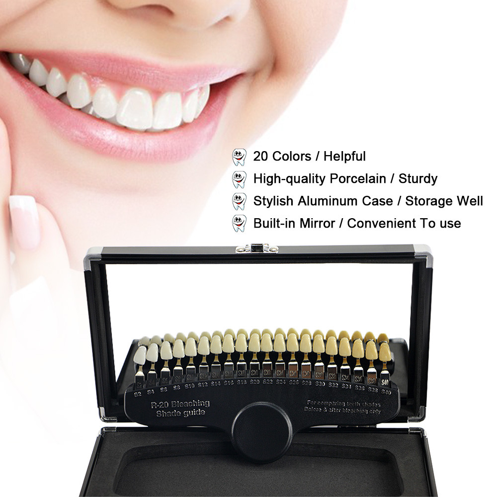 Dental 3D-Farbskala mit Spiege – Teeth Whitening Shade Guide Bewertung und Preis