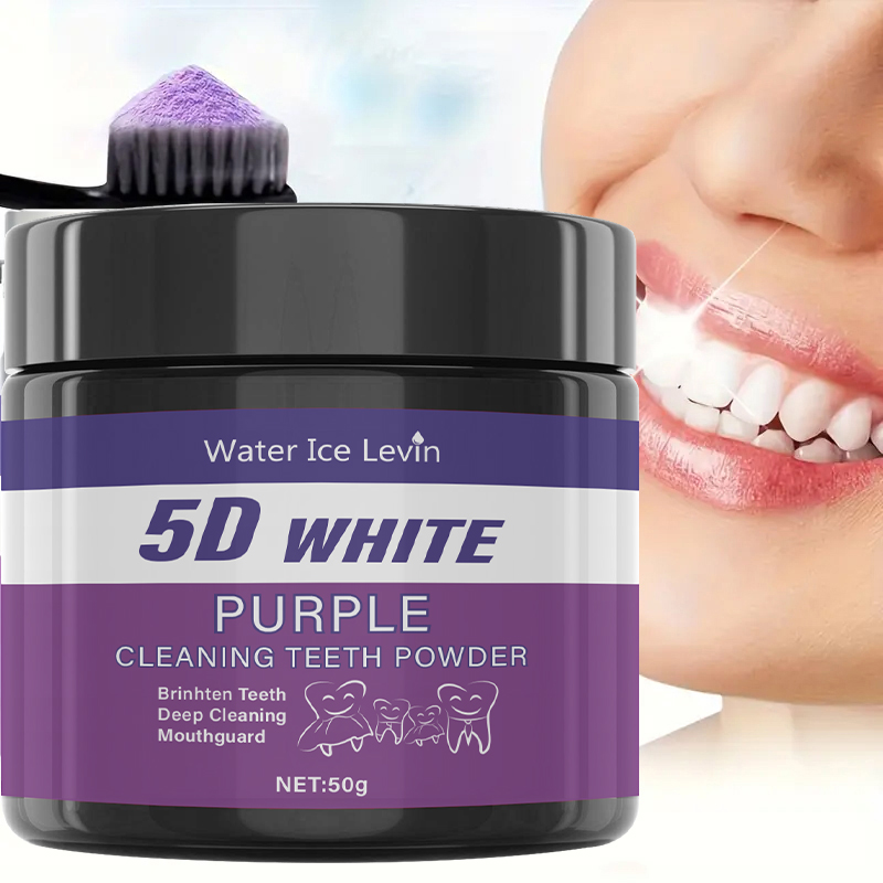 5D Weiß-Lila Reinigungs-Zahnpu – Teeth Whitening Baking Soda Bewertung und Preis