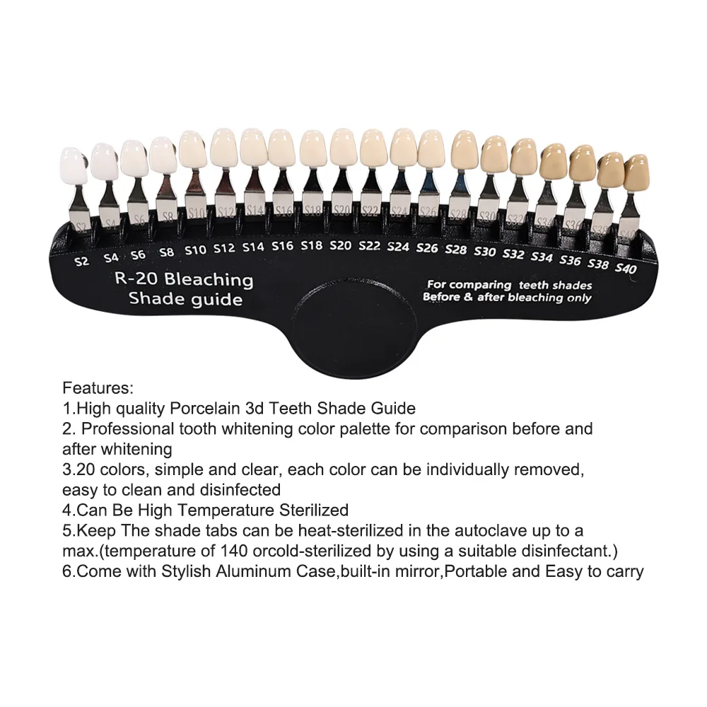 ELIJAH R-20 Bleaching Shade Gu – Teeth Whitening Shade Guide Bewertung und Preis