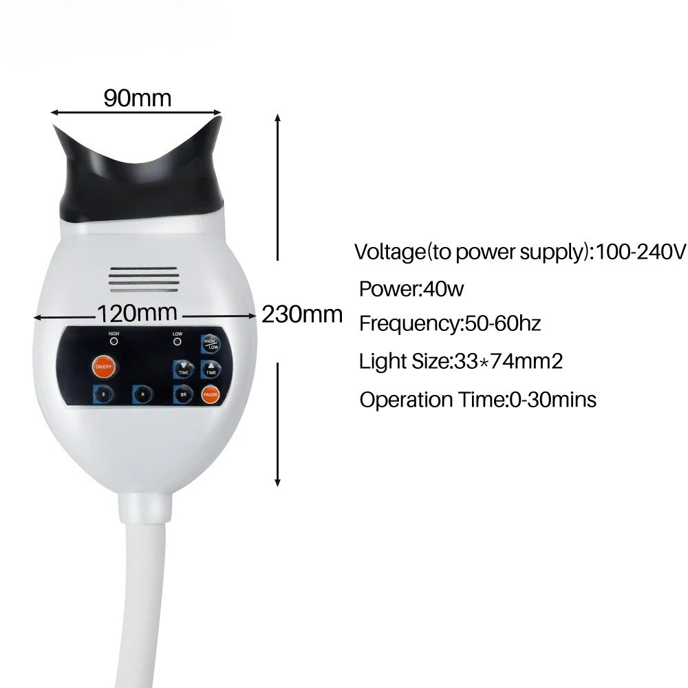 Einstellbare 3-Farben-LED-Zahn – Teeth Whitening With Light Bewertung und Preis