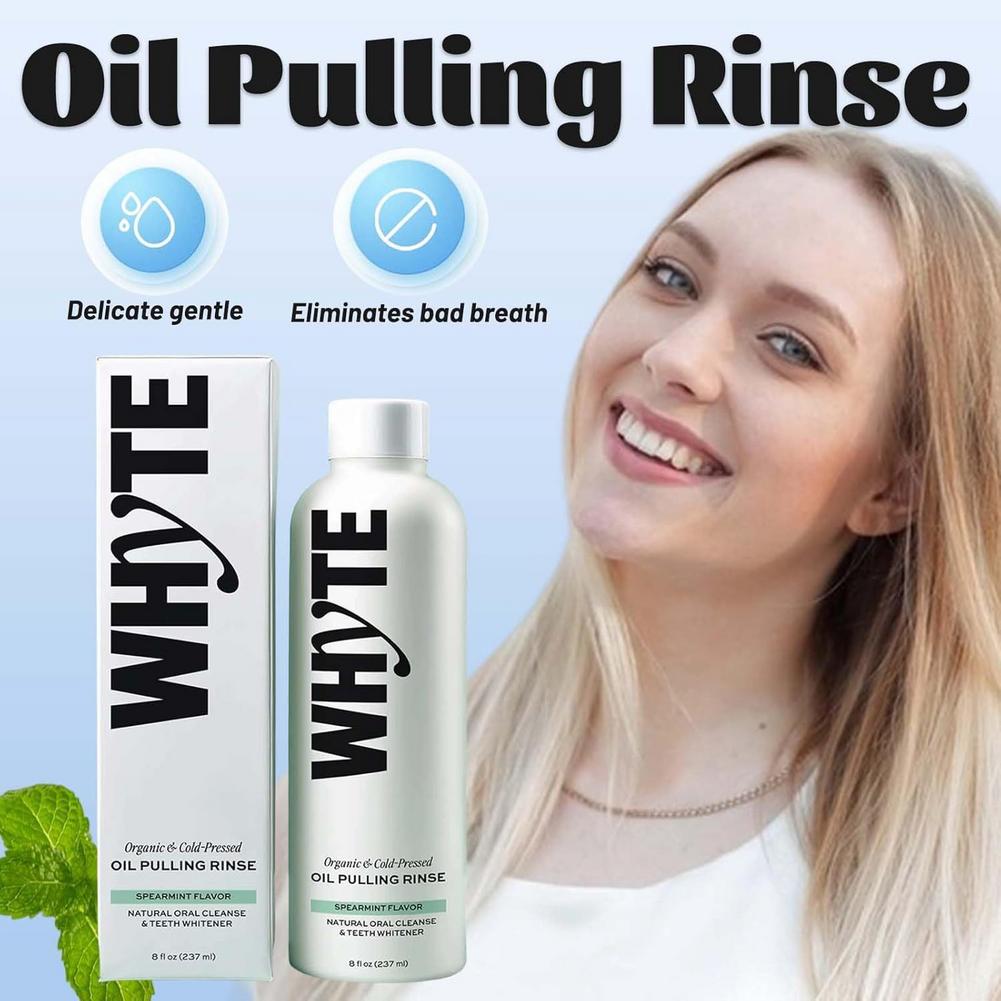 WHYTE Bio-Kaltpressöl zum Ölen – Teeth Whitening Oil Pulling Bewertung und Preis