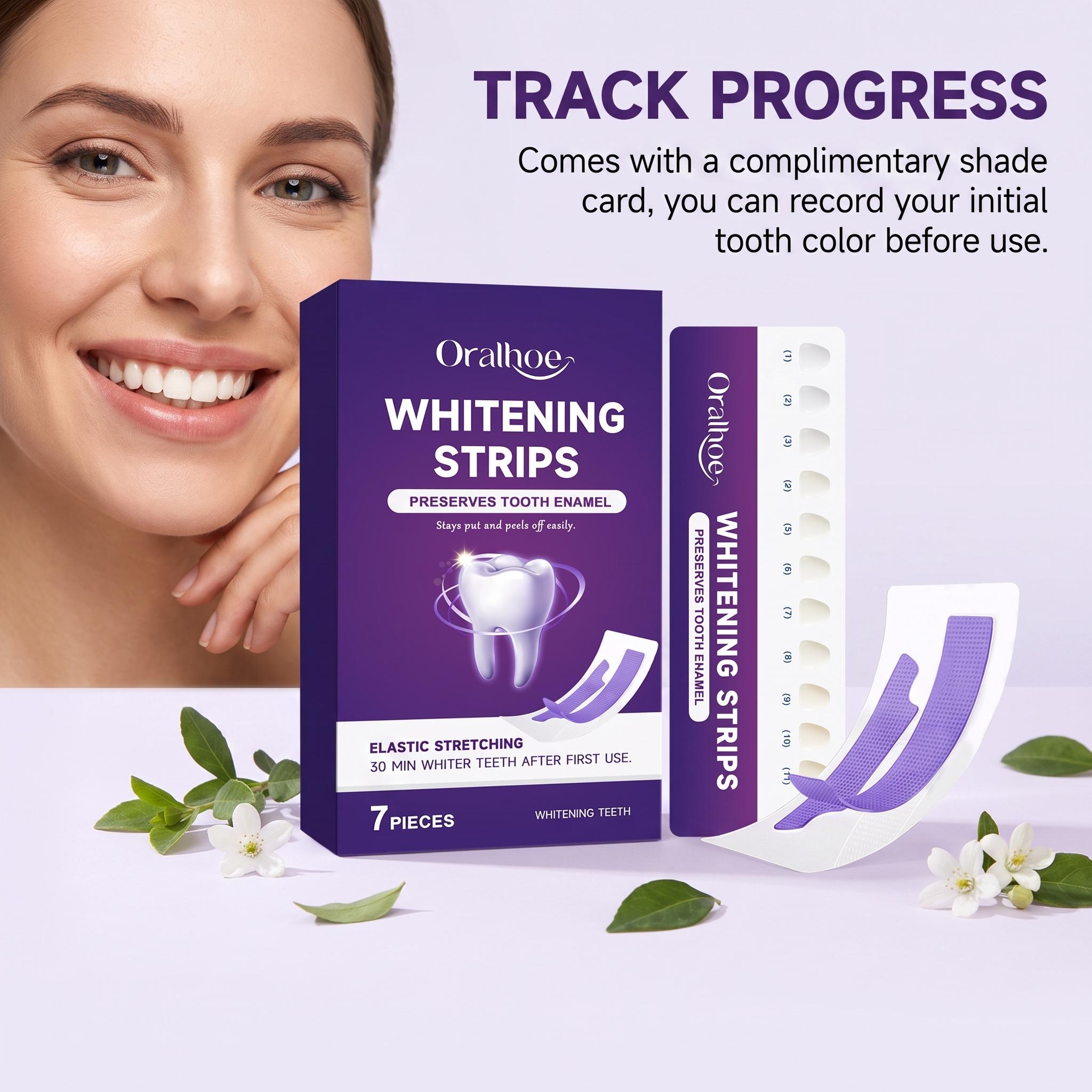 Lila Zahnaufhellungsstreifen S – Teeth Whitening Shade Guide Bewertung und Preis