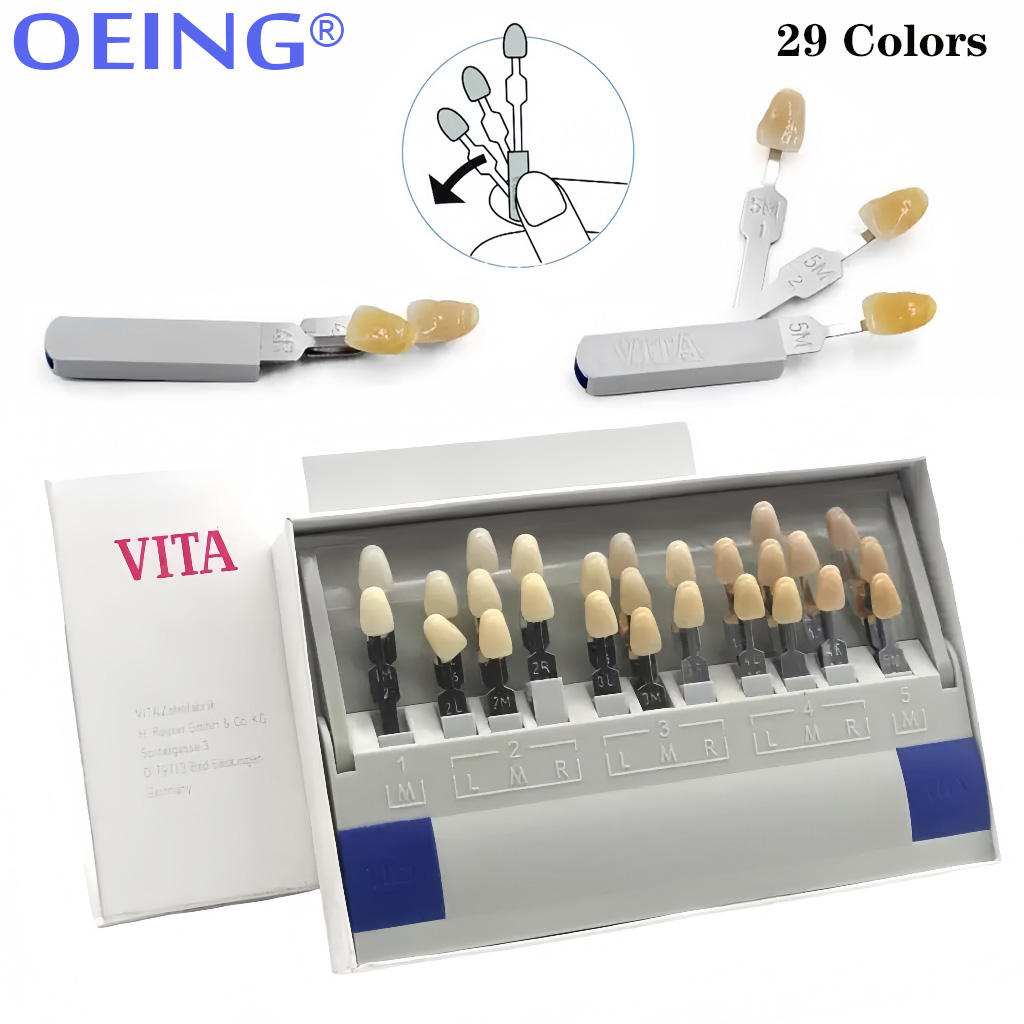 29/16 Farben Zähne Schatten Gu – Teeth Whitening Shade Guide Bewertung und Preis