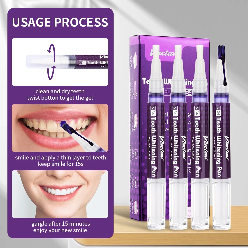 Vaclav V34 Lila Zahnaufhellung – Teeth Whitening Singapore Bewertung und Preis