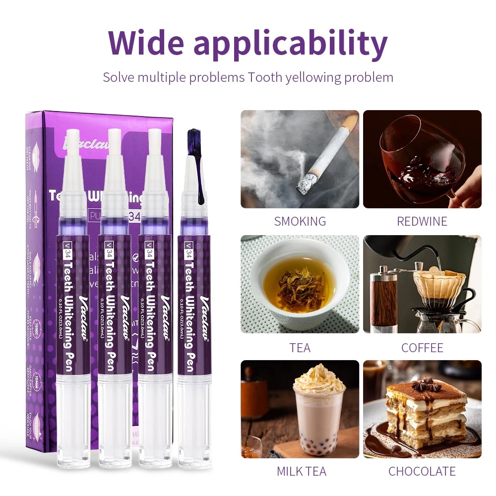 Vaclav V34 Lila Zahnaufhellung – Teeth Whitening Singapore Bewertung und Preis
